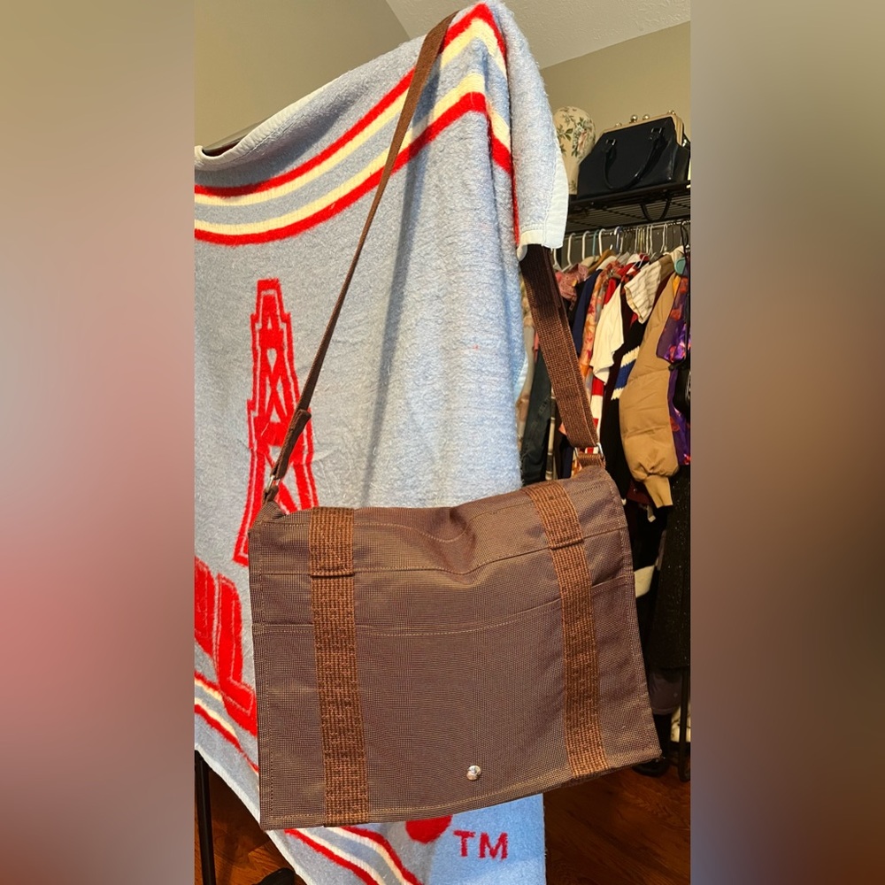 Hermes canvas Messenger Bag
